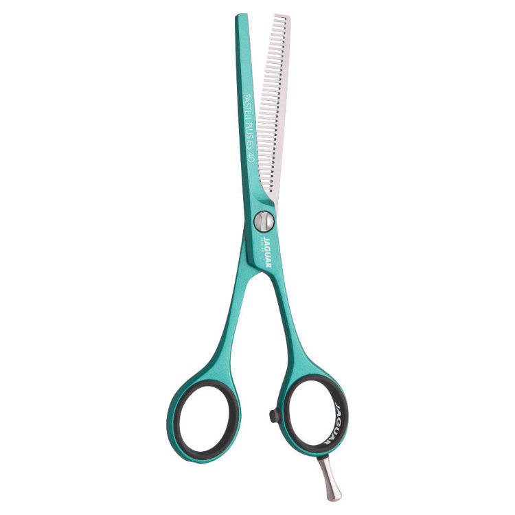 Imagem de TESOURA DESBASTE  PASTELL PLUS  ES 40  MINT    5" JAGUAR WHITE LINE