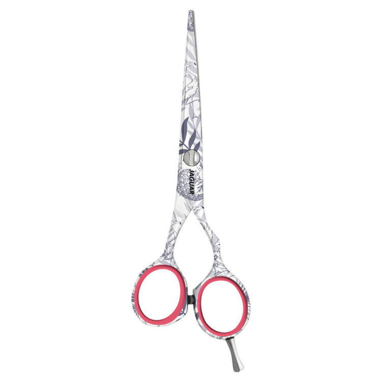 Imagem de TESOURA FLAMINGO  5,5" JAGUART WHITE LINE