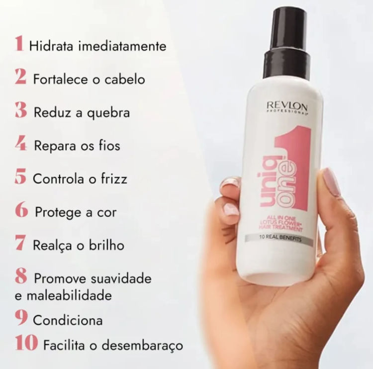 Imagem de UNIQ ONE 10 EM 1 DA REVLON FLOR DE LÓTUS, TRATAMENTO CABELO 150ML