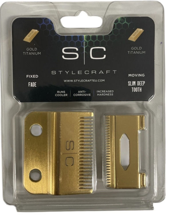 Image de Stylecraft Lâmina Fade Slim Deep Tooth Gold Titanium