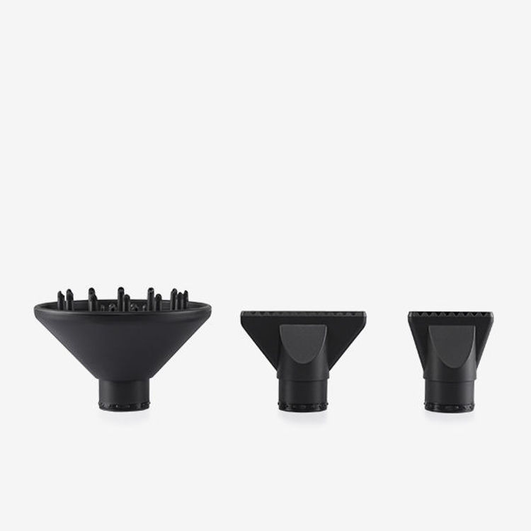 Image de KIT SECADOR JRL FORTE PRO BRANCO + ESCOVA REDONDA CERÂMICA BR1 + ESCOVA DE PÁ ANTIESTÁTICA BR3 BRANCA
